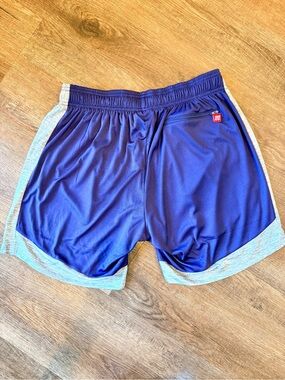 Men's Marucci Large Baseball Training Navy Shorts with Gray Trim